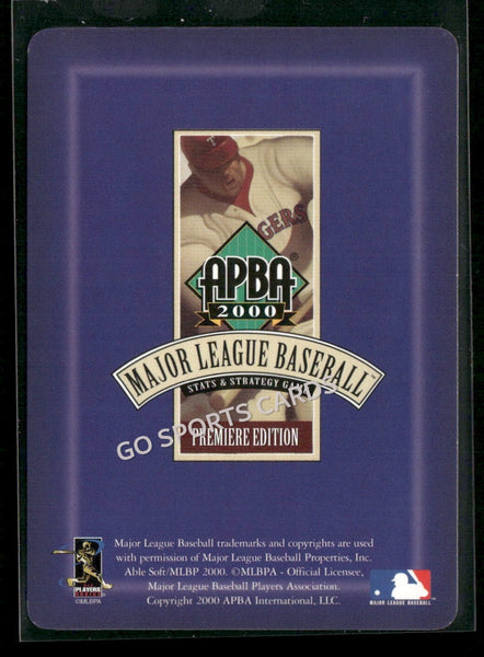 2000 APBA MLB Premiere Edition Carlos Alberto Reyes Jr