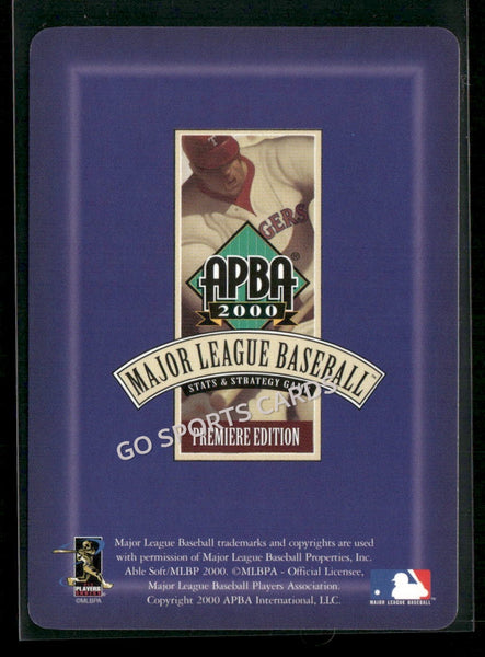 2000 APBA MLB Premiere Edition Ruben Moreno Rivera