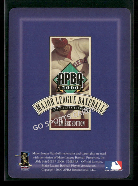 2000 APBA MLB Premiere Edition John Henry Vander Wal