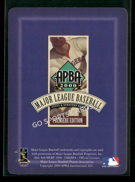 2000 APBA MLB Premiere Edition Quilvio Alberto Perez Veras