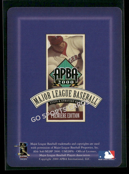 2000 APBA MLB Premiere Edition David Bruce Aven