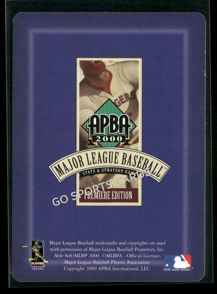 2000 APBA MLB Premiere Edition Mike Butcher