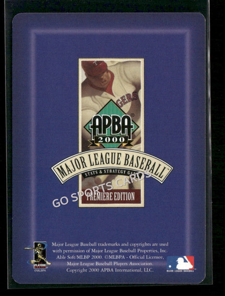 2000 APBA MLB Premiere Edition Ramon Abraham Castro