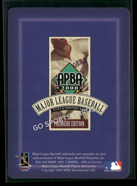 2000 APBA MLB Premiere Edition Braden LaVern Looper