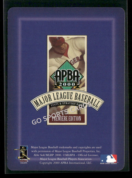 2000 APBA MLB Premiere Edition Mike Lowell