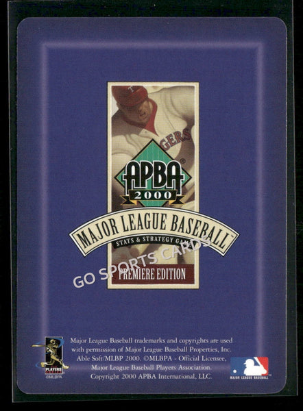 2000 APBA MLB Premiere Edition Kevin Leonard Orie