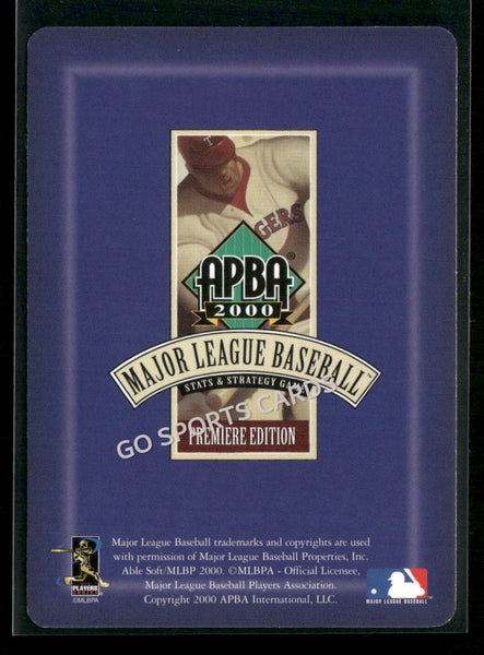 2000 APBA MLB Premiere Edition Mike Redmond