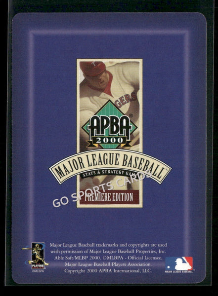 2000 APBA MLB Premiere Edition Dennis LeRoy Springer