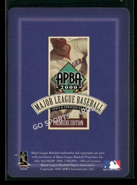 2000 APBA MLB Premiere Edition Preston Wilson