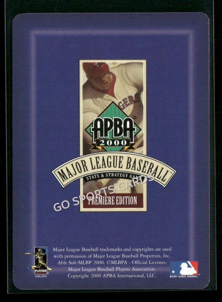 2000 APBA MLB Premiere Edition Todd Hollandsworth