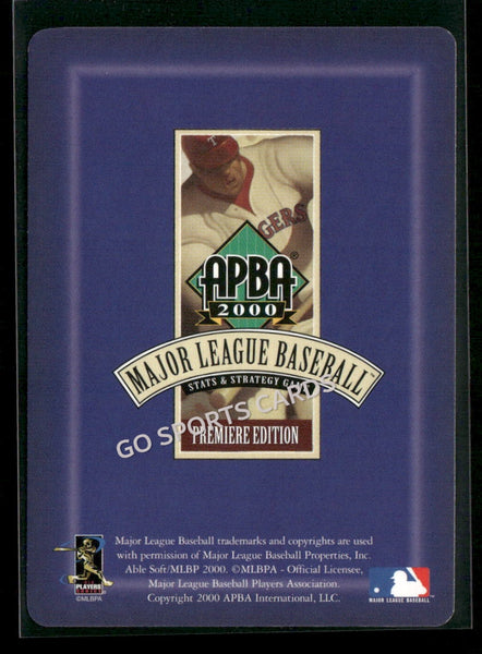 2000 APBA MLB Premiere Edition Eric Karros