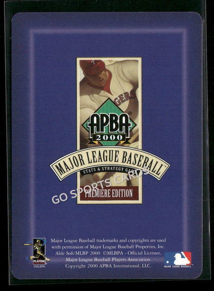 2000 APBA MLB Premiere Edition Raul Mondesi