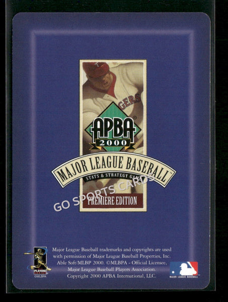 2000 APBA MLB Premiere Edition Angel Maria Pena