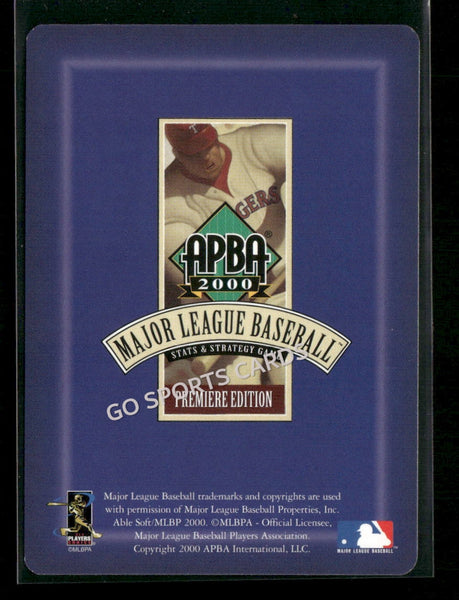 2000 APBA MLB Premiere Edition Jeff Shaw