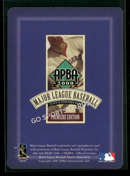 2000 APBA MLB Premiere Edition Sean Berry