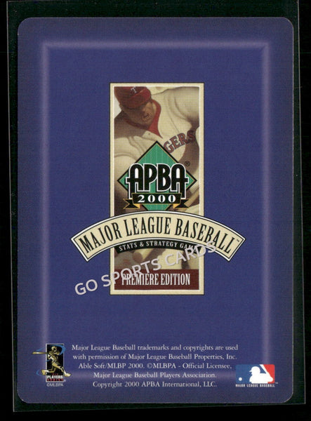 2000 APBA MLB Premiere Edition Jeromy Burnitz