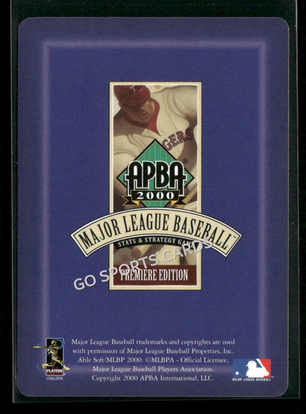 2000 APBA MLB Premiere Edition Geoff Scott Jenkins