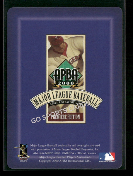 2000 APBA MLB Premiere Edition Scott Karl