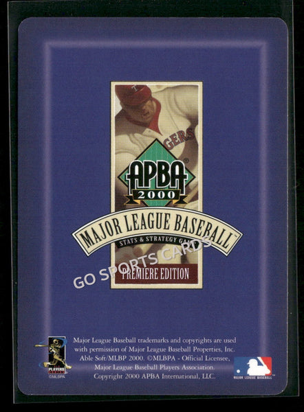 2000 APBA MLB Premiere Edition Hideo Nomo