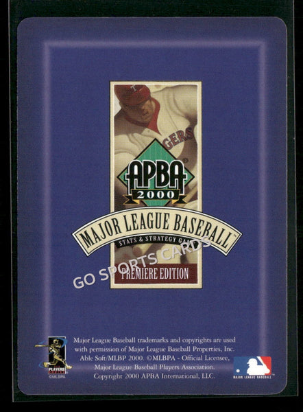 2000 APBA MLB Premiere Edition Alex Ochoa