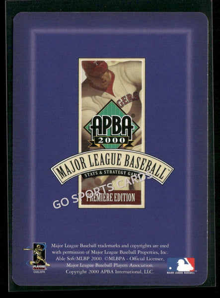 2000 APBA MLB Premiere Edition Bob Wickman