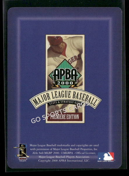 2000 APBA MLB Premiere Edition Brrad Fullmer