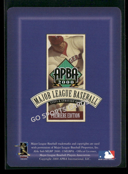 2000 APBA MLB Premiere Edition Anthony Telford