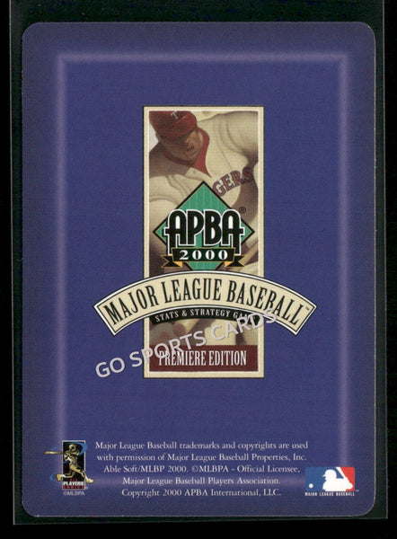 2000 APBA MLB Premiere Edition Ugueth Urbina