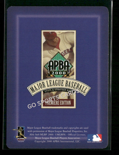 2000 APBA MLB Premiere Edition Rondell Bernard White