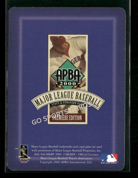 2000 APBA MLB Premiere Edition Chris Widger