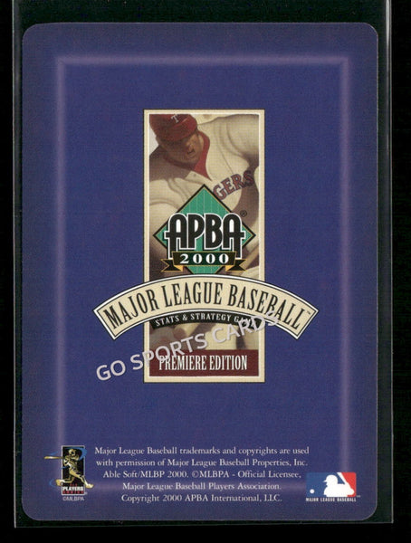 2000 APBA MLB Premiere Edition Bobby Ayala