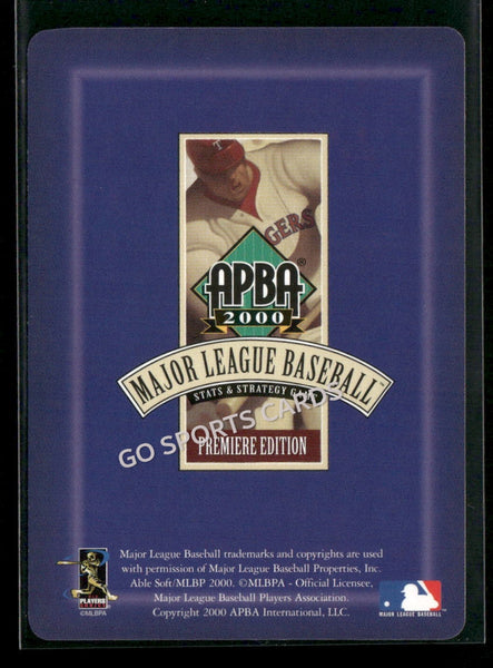 2000 APBA MLB Premiere Edition Glenallen Hill