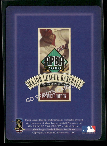 2000 APBA MLB Premiere Edition Mickey Morandini