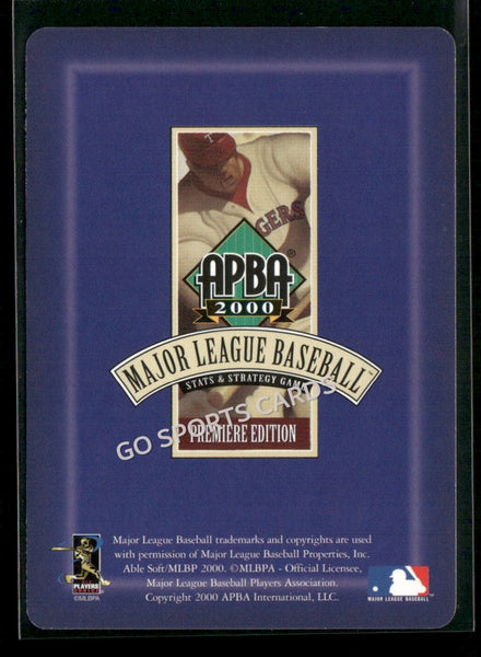 2000 APBA MLB Premiere Edition Jose Miguel Nieves