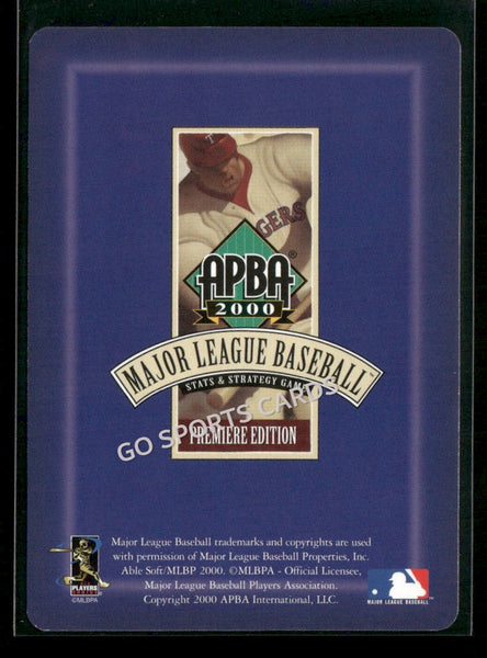 2000 APBA MLB Premiere Edition Kevin Tapani