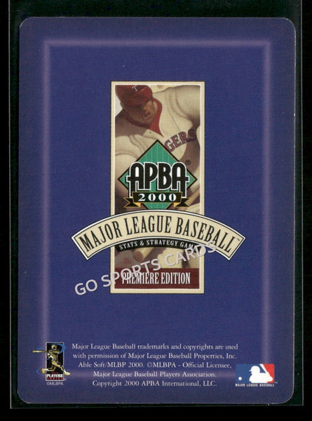 2000 APBA MLB Premiere Edition Steve Trachsel