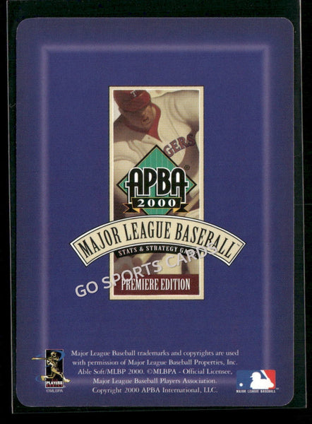 2000 APBA MLB Premiere Edition Pedro Astacio