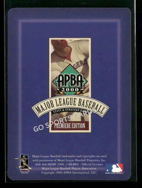 2000 APBA MLB Premiere Edition Dante Bichette