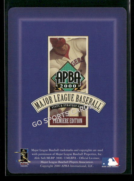 2000 APBA MLB Premiere Edition Vinny Castilla