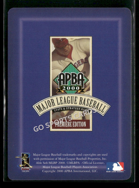 2000 APBA MLB Premiere Edition Terrance Darnell Shumpert