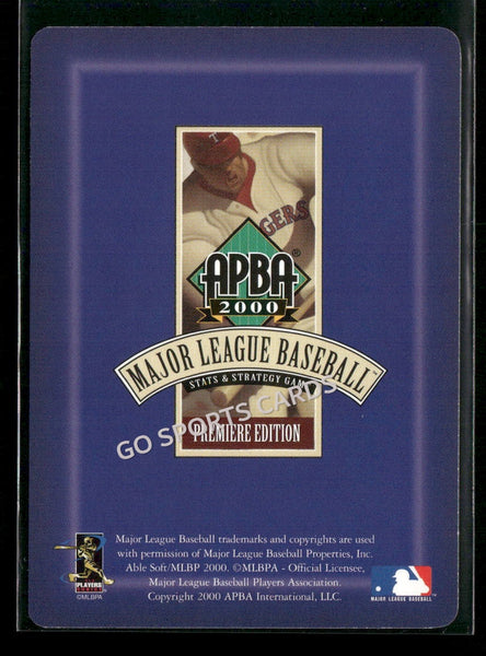 2000 APBA MLB Premiere Edition Jamey Alan Wright