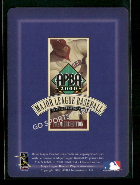 2000 APBA MLB Premiere Edition Aaron Boone