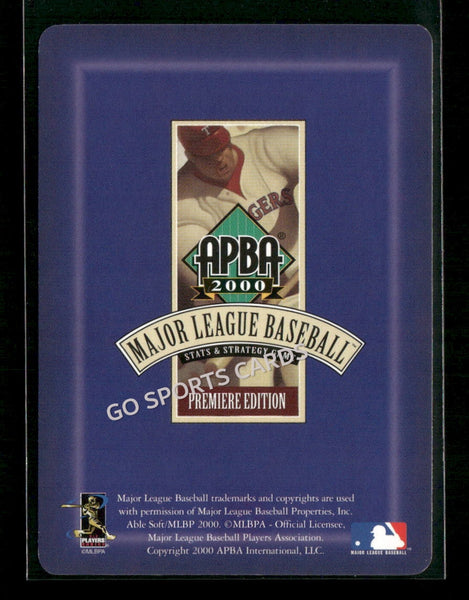 2000 APBA MLB Premiere Edition Sean The Mayor Casey
