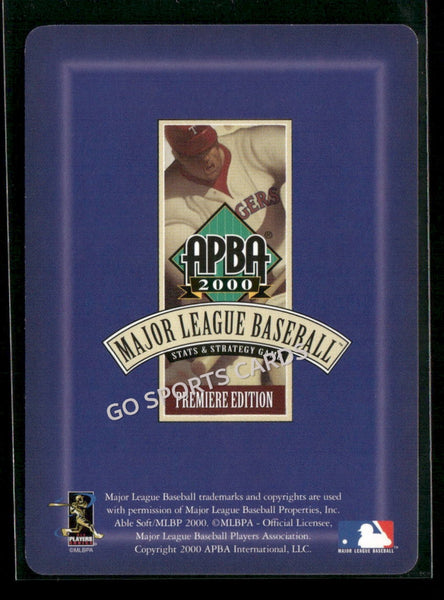 2000 APBA MLB Premiere Edition Jeffrey Bryan Hammonds