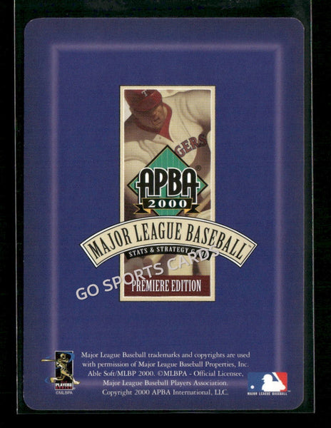 2000 APBA MLB Premiere Edition Barry Larkin