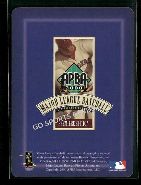 2000 APBA MLB Premiere Edition Mark Lewis