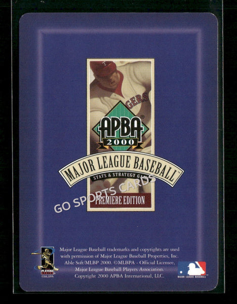 2000 APBA MLB Premiere Edition Pokey Reese
