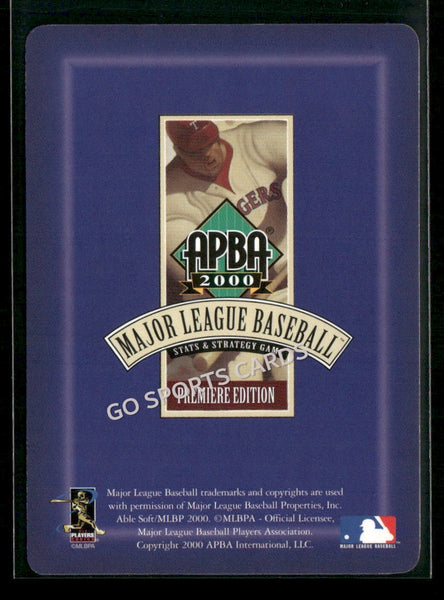 2000 APBA MLB Premiere Edition Scott Sullivan