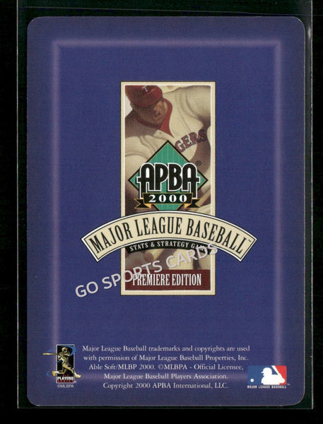 2000 APBA MLB Premiere Edition Greg Vaughn