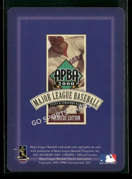 2000 APBA MLB Premiere Edition Dmitri Young